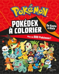 Pokémon - Pokédex de Kanto à Alola à colorier