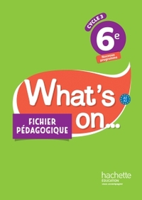 What's On 6e, Livre du professeur