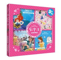DISNEY PRINCESSES - Super coffret - Histoire, coloriages, stickers, puzzle
