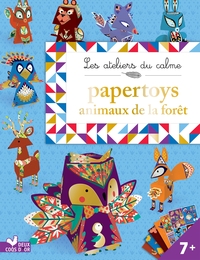 Papertoys animaux de la forêt - pochette avec accessoires