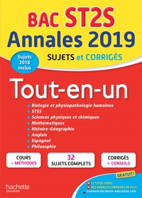 ANNALES BAC 2019 TOUT-EN-UN TLE ST2S