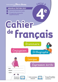 Cahier de Français 4e, Cahier d'activités