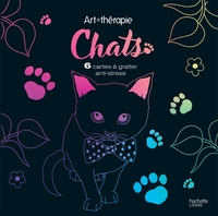 CHATS - 6 CARTES A GRATTER ANTI-STRESS