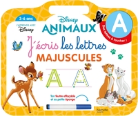 DISNEY ANIMAUX ARDOISE J'ECRIS LES LETTRES MAJUSCULES (3-6 ANS)