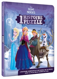 REINE DES NEIGES - Une Histoire, Un puzzle - L'histoire du film - 1 puzzle 24 pièces - Disney