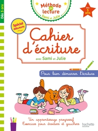 Cahier d'écriture Sami et Julie Dès 5 ans