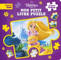 RAIPONCE - MON PETIT LIVRE PUZZLE - 5 PUZZLES 9 PIECES - DISNEY PRINCESSES