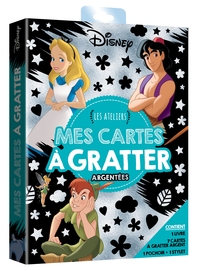 DISNEY - POCHETTE LES ATELIERS - MES CARTES A GRATTER ARGENTEES - .