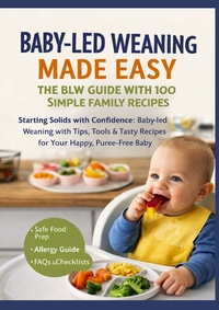 BABY-LED WEANING MADE EASY - THE BLW GUIDE WITH 100 SIMPLE FAMILY RECIPES(THE PERFECT GIFT FOR - BAB
