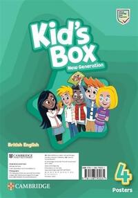 KID'S BOX NEW GENERATION LEVEL 4 POSTERS BRITISH ENGLISH