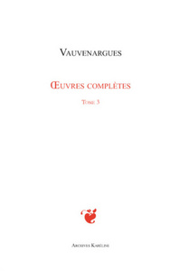 Oeuvres complètes (Tome 3)