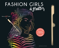 FASHION GIRLS A GRATTER - 6 ILLUSTRATIONS TENDANCE A GRATTER ET A ENCADRER