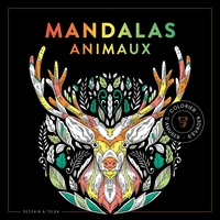 BLACK COLORIAGE - MANDALAS ANIMAUX