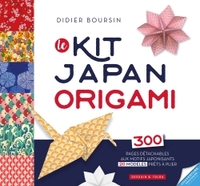 LE KIT JAPAN ORIGAMI - 300 PAGES DETACHABLES AUX MOTIFS JAPONISANTS, 20 MODELES PRETS A PLIER