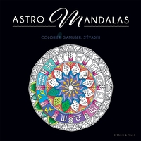 BLACK COLORIAGE - ASTRO MANDALAS