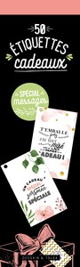 50 étiquettes cadeaux "spécial messages"