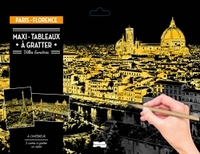 MAXI-TABLEAUX A GRATTER PARIS-FLORENCE