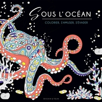 BLACK COLORIAGE - SOUS L'OCEAN