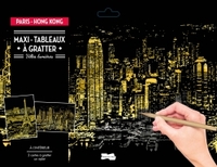 MAXI-TABLEAUX A GRATTER PARIS-HONG KONG