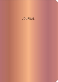 CARNET "JOURNAL CUIVRE ROSE"