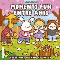 Belly Bean - Moments fun entre amis - Coloriages mignons et joyeux - Cosy colo