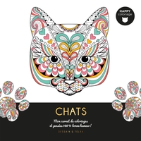 Chats - Happy coloriage