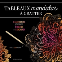 Tableaux mandalas à gratter