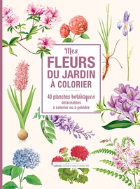 MES FLEURS DU JARDIN A COLORIER