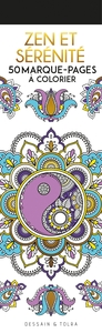 ZEN ET SERENITE - 50 MARQUE-PAGES A COLORIER
