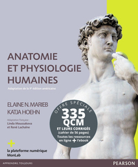 PACK ANATOMIE ET PHYSIOLOGIE HUMAINE 9E + LIVRET DE QCM CORRIGES