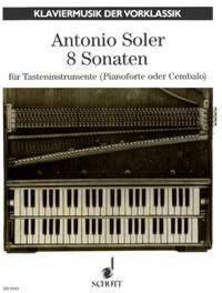 PIANO MUSIC PRE-CLASSICISM - 8 SONATAS - TASTEN-INSTRUMENT (PIANOFORTE OR HARPSICHORD).