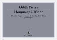 HOMMAGE A WIDOR - CHORAL ET FUGUE SUR LE NOM DE CHARLES-MARIE WIDOR. OP. 5. ORGAN.