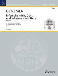 EDITION SCHOTT - ERFORSCHE MICH, GOTT, UND ERKENNE MEIN HERZ - KANTATE NACH PSALM 139, 23-24. GEWV 8