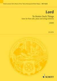 To Notice Such Things