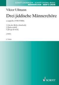 Trois chœurs yiddish pour voix d’hommes