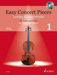 PETER MOHRS : EASY CONCERT PIECES - VIOLIN AND PIANO - RECUEIL + CD