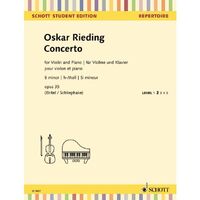 SCHOTT STUDENT EDITION - REPERTOIRE - CONCERTO SI MINEUR - OP. 35. VIOLIN AND PIANO.