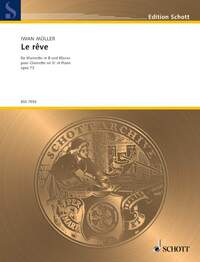 SCHOTT ARCHIVE - LE REVE - OP. 73. CLARINET AND PIANO.