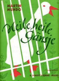 HEILE, HEILE GANSJE - AUS "HURRA, MIR ERWE". VOICE AND PIANO.