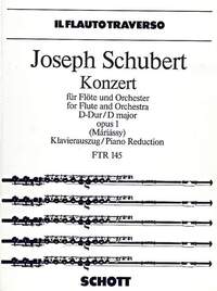 CONCERTO D MAJOR - OP. 1. FLUTE AND ORCHESTRA. REDUCTION POUR PIANO AVEC PARTIE SOLISTE.