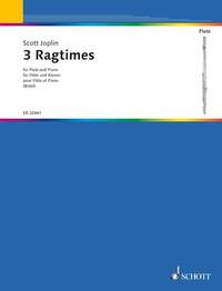 3 RAGTIMES - FLUTE AND PIANO.