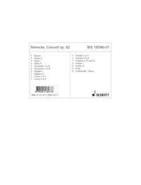 CONCERT OP. 82 -ENSEMBLE DE PARTITIONS