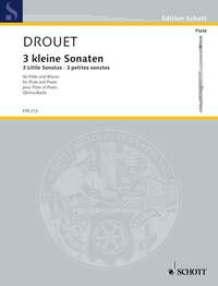 EDITION SCHOTT - 3 PETITES SONATES - FLUTE AND PIANO.