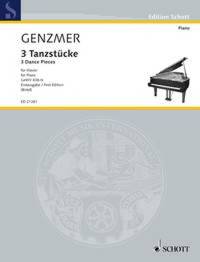 EDITION SCHOTT - 3 DANSES - GEWV 438-N. PIANO.