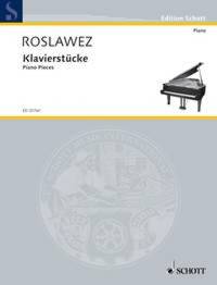 EDITION SCHOTT - PIANO PIECES - FIRST EDITION. PIANO.