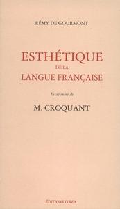 ESTHETIQUE DE LA LANGUE FRANCAISE