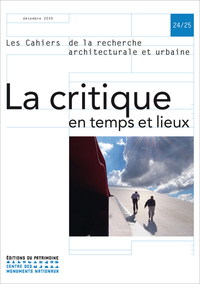 La Critique en temps et lieux, n°24/25