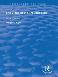 The Vidas of the Troubadours
