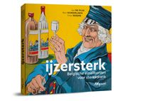 IJZERSTERK - BELGISCHE EMAILBORDEN VOOR STERKEDRANK