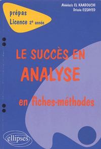 SUCCES EN ANALYSE EN FICHES-METHODES (LE) - 2E ANNEE